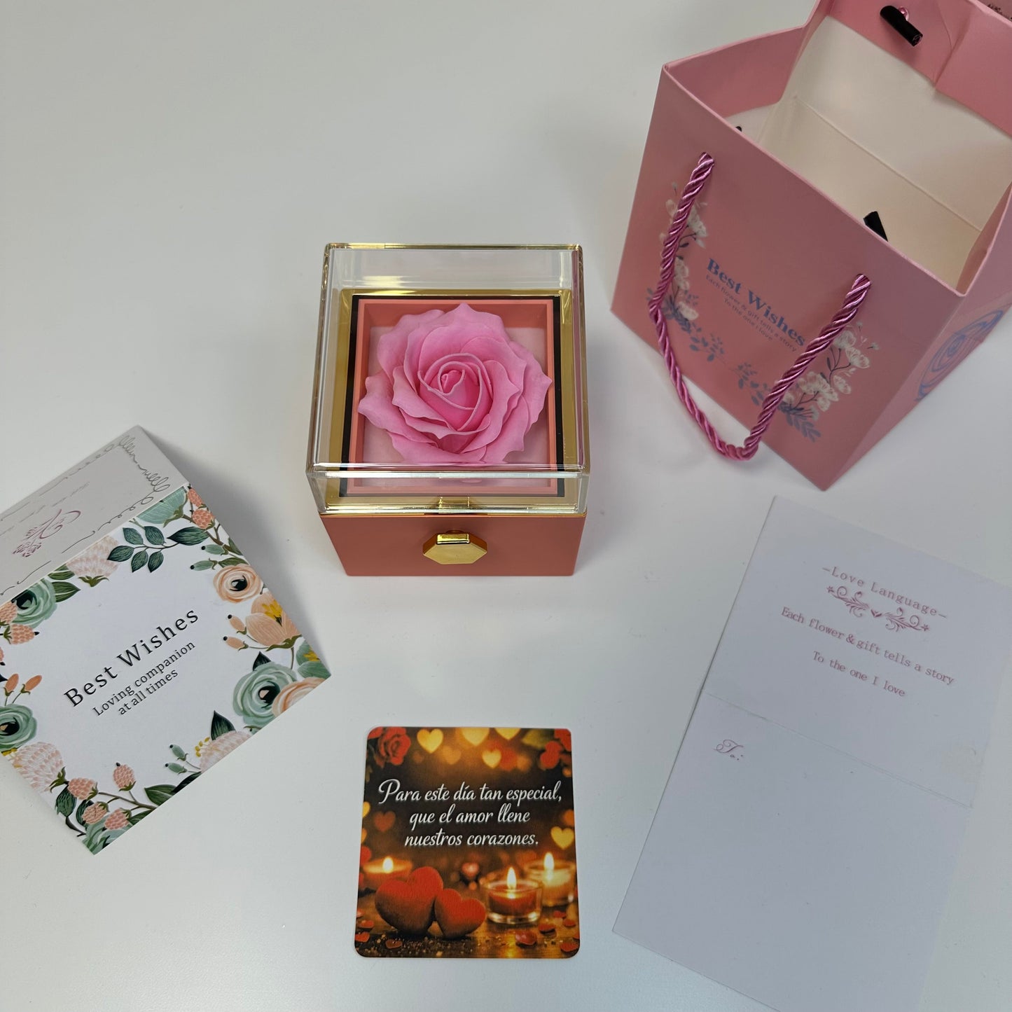 ROSAS ETERNAS GIRATORIA+PULSERITA