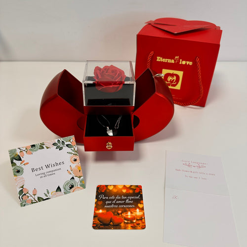 CORAZON+ROSAS ETERNAS+PULSERITA