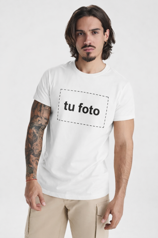 Camiseta especial san valentin PON LA FOTO DE TU PAREJA